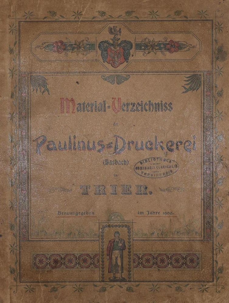 Große Abbildung Nr.1: 132-713 Paulinus-Druckerei Dasbach.: (Typographie und Kalligraphie)