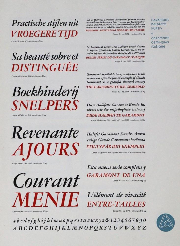 Große Abbildung Nr.2: 132-718 Schriftgießerei.: (Typographie und Kalligraphie)