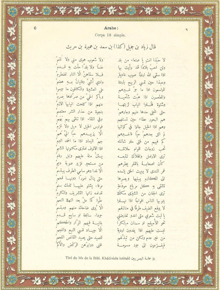 Große Abbildung Nr.1: 132-721 Spécimen: (Typographie und Kalligraphie)