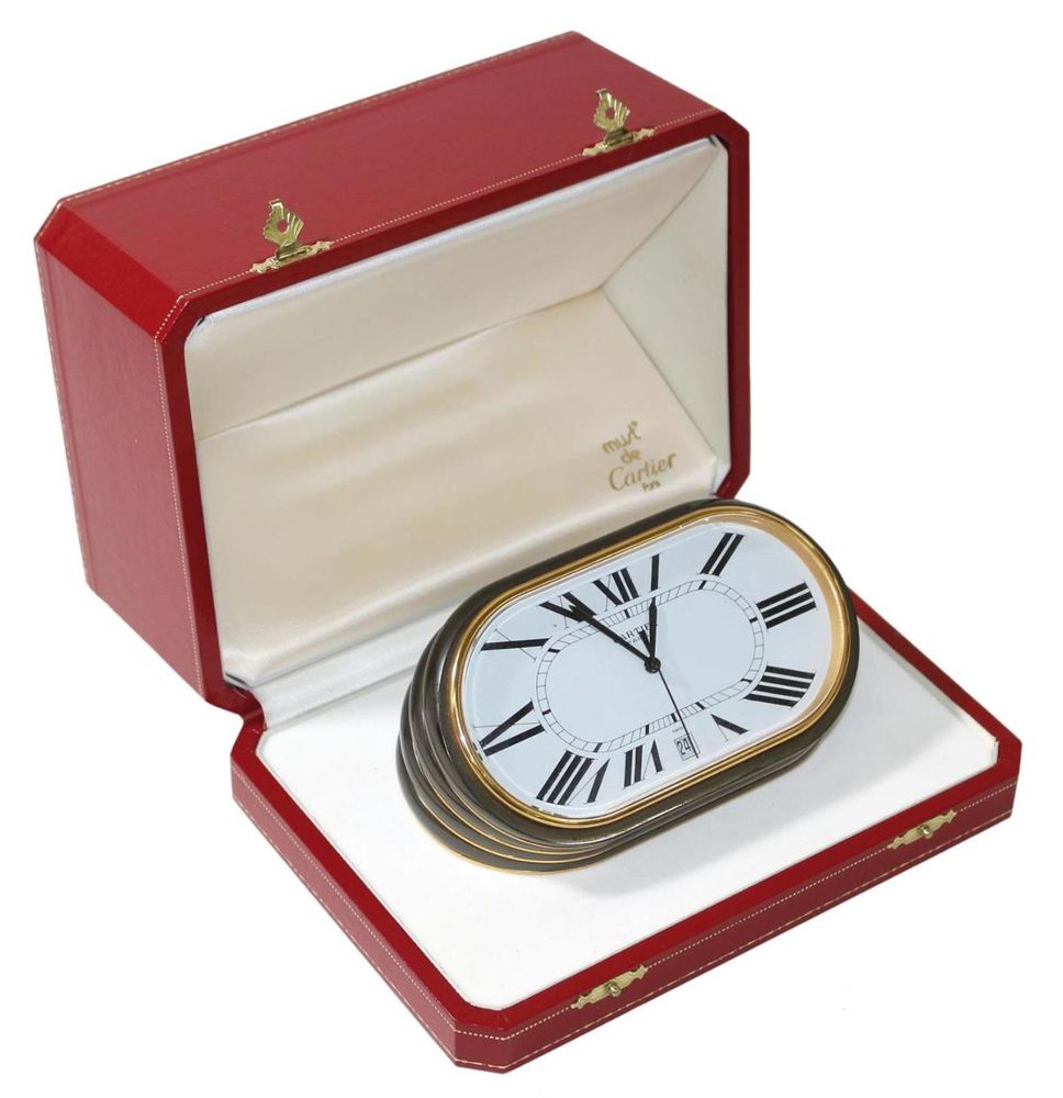 Große Abbildung Nr.1: 132-731 Cartier Deskwatch Tischuhr: (Aktuelle Mode - Lifestyle - Vintage)