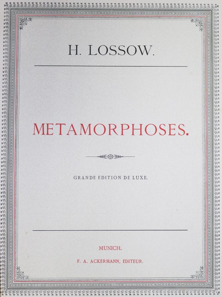 Große Abbildung Nr.1: 132-748 Lossow,H.: (Erotika - Galantes)