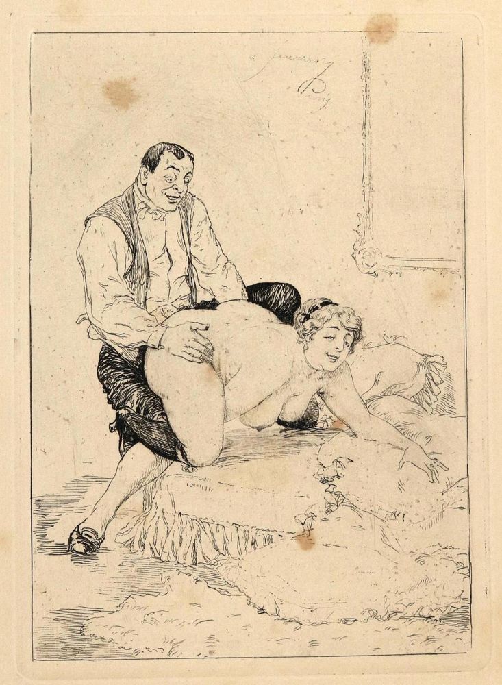 Große Abbildung Nr.1: 132-749 (Lossow,H. Pseud.:) Gaston Ferran.: (Erotika - Galantes)