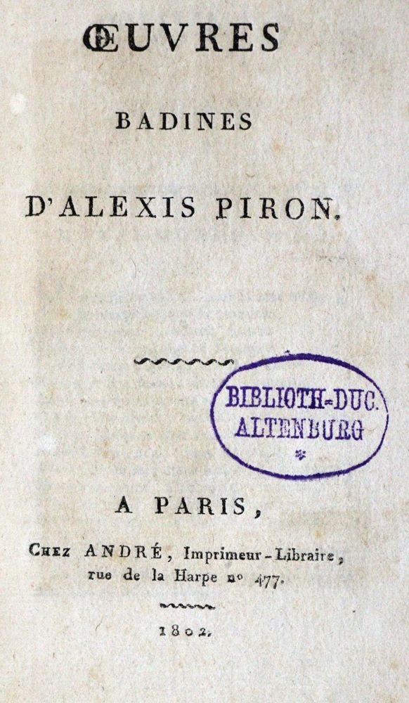 Große Abbildung Nr.1: 132-751 Piron,A.: (Erotika - Galantes)