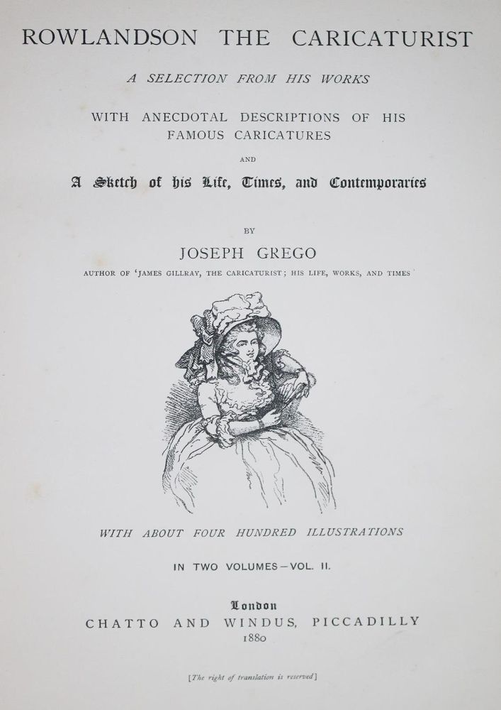 Große Abbildung Nr.1: 132-764 Grego,J.: (Karikatur, Rowlandson)