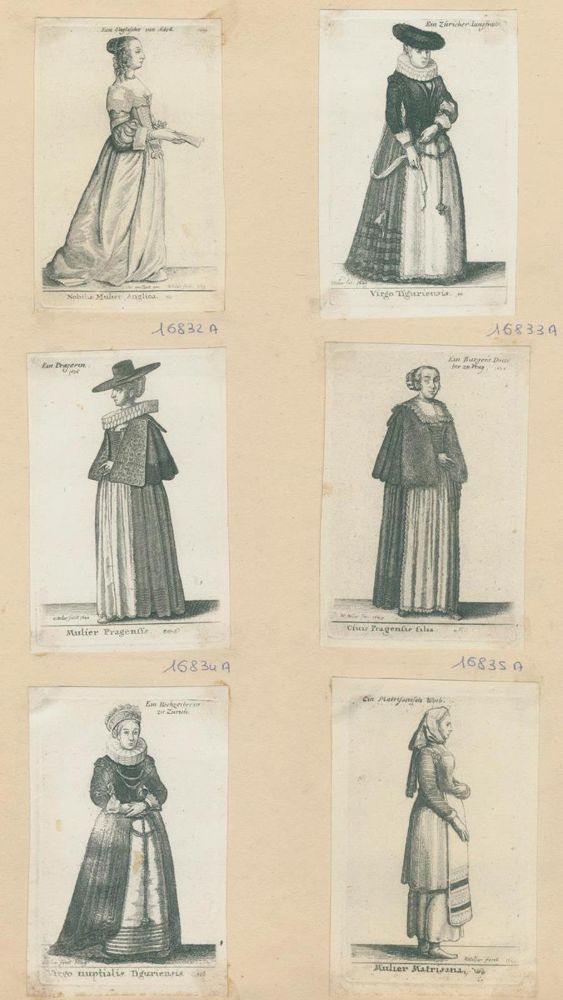 Große Abbildung Nr.2: 132-769 Hollar, Wenzel: (Mode und Trachten)