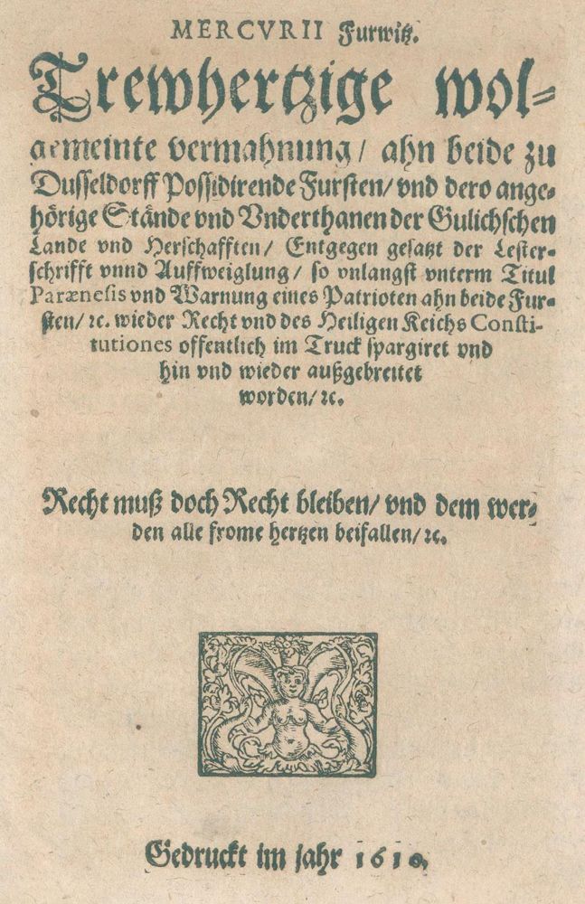 Große Abbildung Nr.2: 132-79 Furwitz,M. (Pseud.).: (Alte Drucke, Handschriften und Theologie)