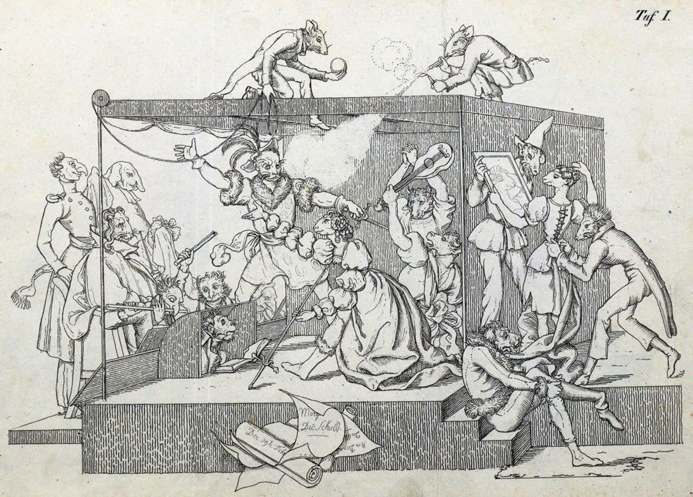 Große Abbildung Nr.1: 132-794 (Disteli,M.: (Fabeln)