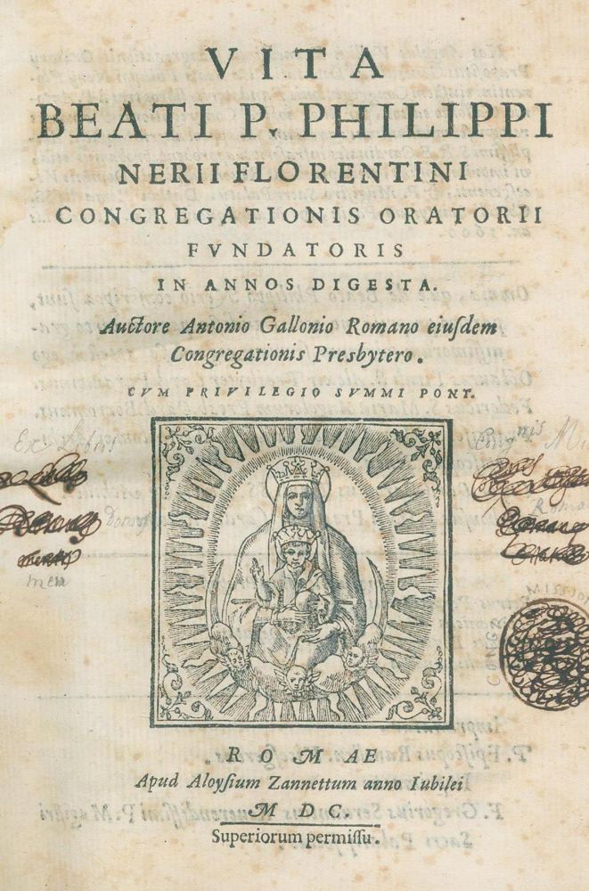 Große Abbildung Nr.1: 132-80 Gallonio,A.: (Alte Drucke, Handschriften und Theologie)