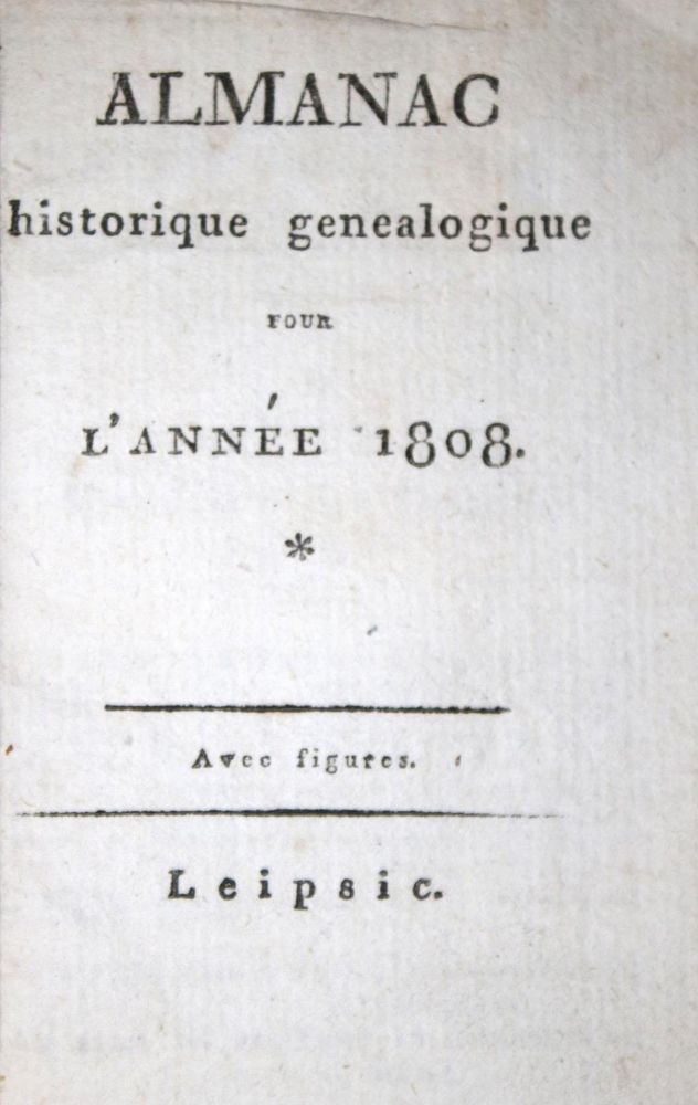Große Abbildung Nr.2: 132-849 Almanac: (Almanache)