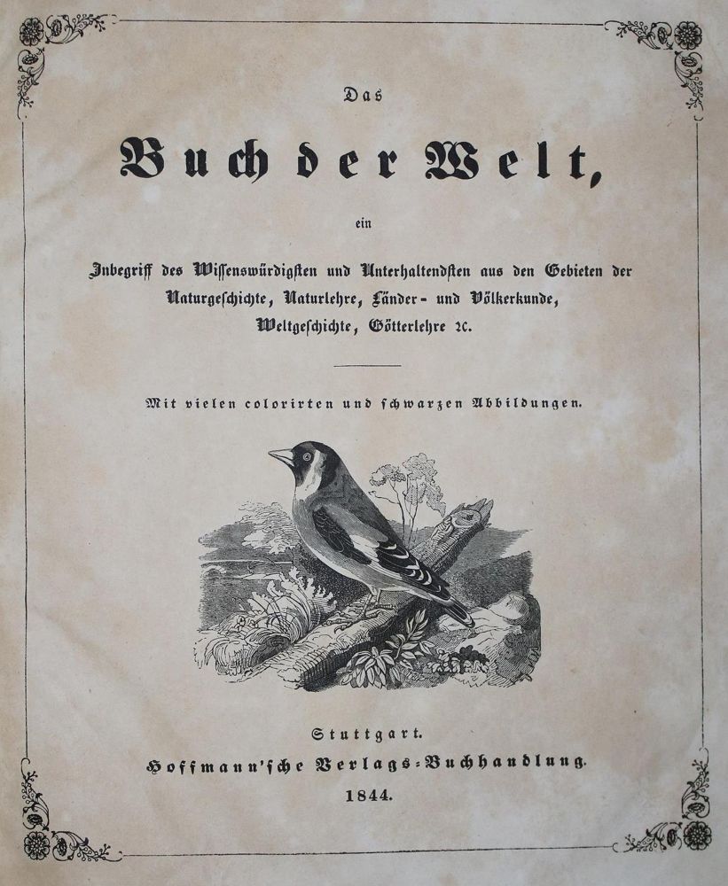 Große Abbildung Nr.1: 132-868 Buch der Welt, Das.: (Literatur und illustrierte Bücher bis 19.Jahrhundert)