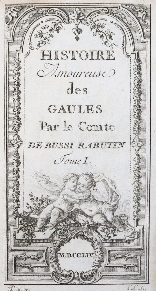 Große Abbildung Nr.1: 132-871 Bussy-Rabutin, Roger de.: (Literatur und illustrierte Bücher bis 19.Jahrhundert)