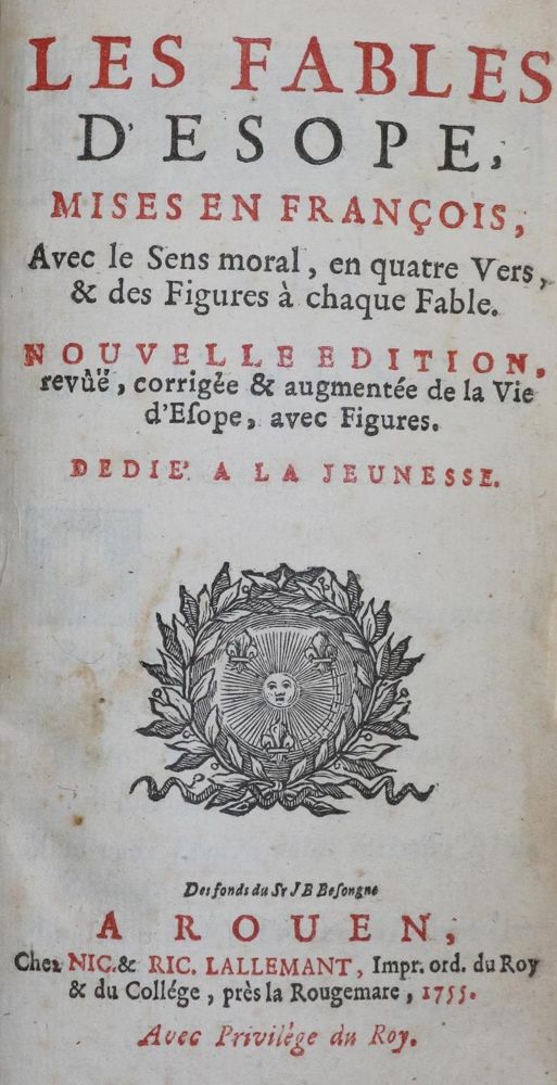 Große Abbildung Nr.1: 132-904 Aesop.: (Fabeln)