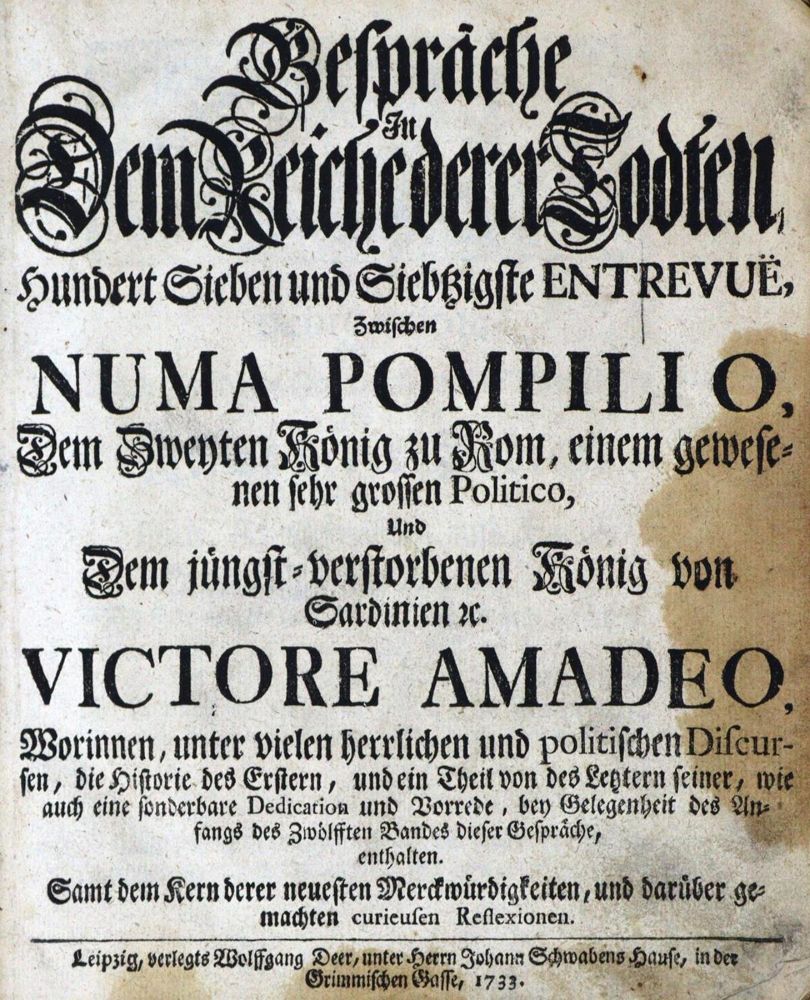 Große Abbildung Nr.1: 132-907 (Fassmann,D.).: (Literatur und illustrierte Bücher bis 19.Jahrhundert)