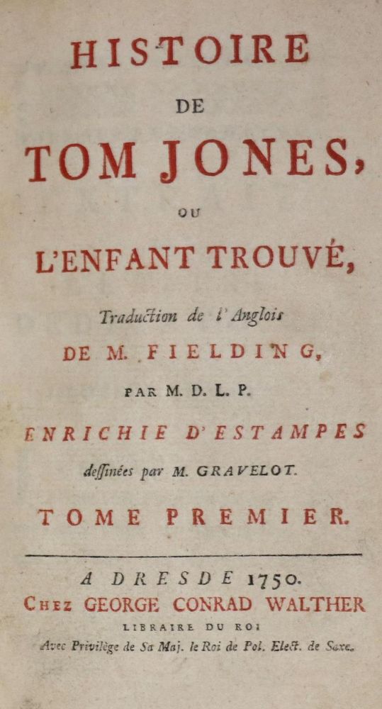 Große Abbildung Nr.1: 132-910 (Fielding,H.).: (Literatur und illustrierte Bücher bis 19.Jahrhundert)