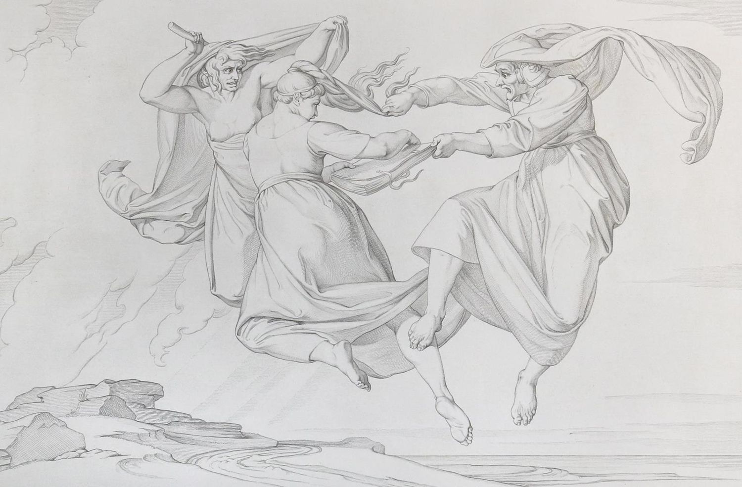 Große Abbildung Nr.1: 132-913 Genelli, Bonaventura.: (Literatur und illustrierte Bücher bis 19.Jahrhundert)