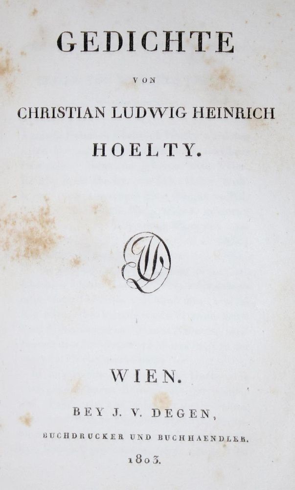 Große Abbildung Nr.3: 132-916 (Gleich,F.).: (Literatur und illustrierte Bücher bis 19.Jahrhundert)