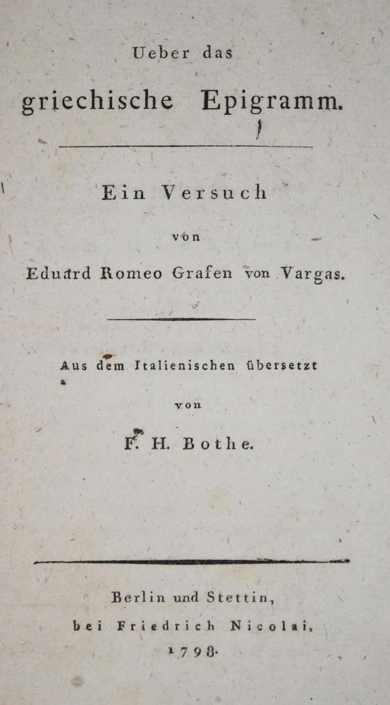 Große Abbildung Nr.1: 132-929 (Grosse,C.).: (Literatur und illustrierte Bücher bis 19.Jahrhundert)