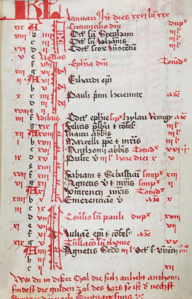Große Abbildung Nr.1: 132-93 Brevier.: (Handschriften)