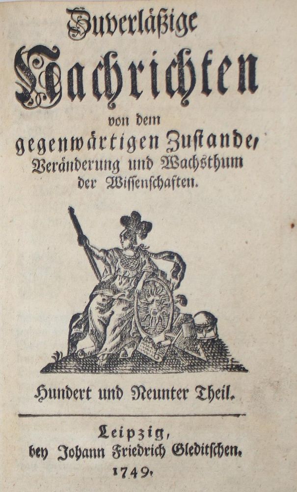 Große Abbildung Nr.1: 132-947 (Jöcher,C.G. Hrsg.).: (Literatur und illustrierte Bücher bis 19.Jahrhundert)