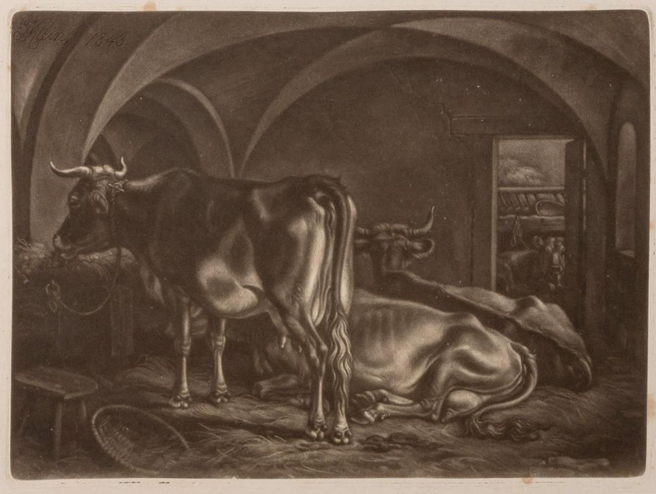 Große Abbildung Nr.2: 132-953 Klein,J.A.: (Literatur und illustrierte Bücher bis 19.Jahrhundert)