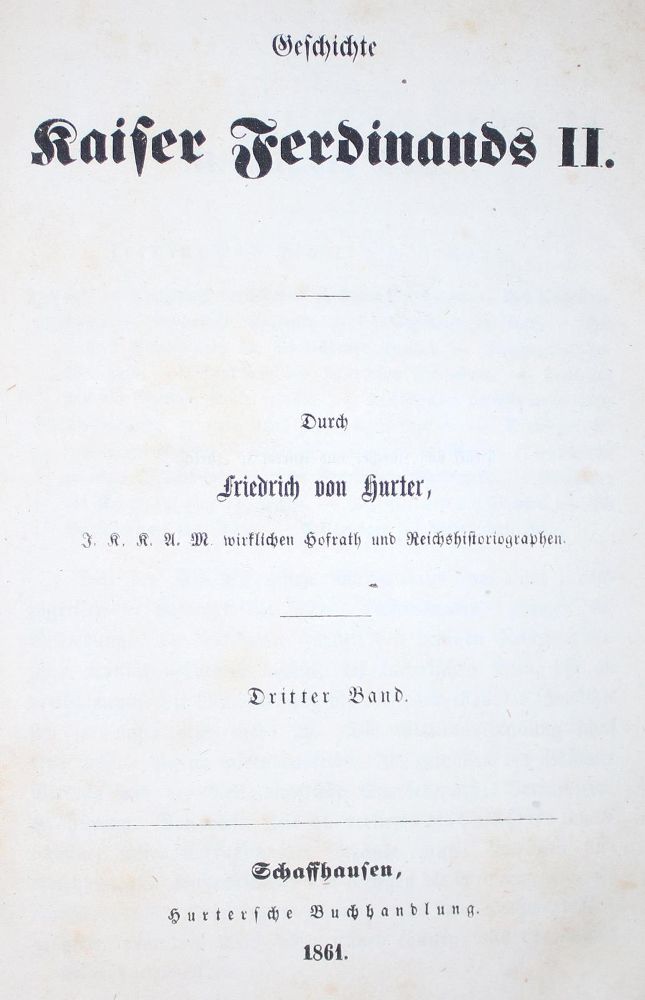 Große Abbildung Nr.1: 132-957 Hurter,F.v.: (Kolportage)