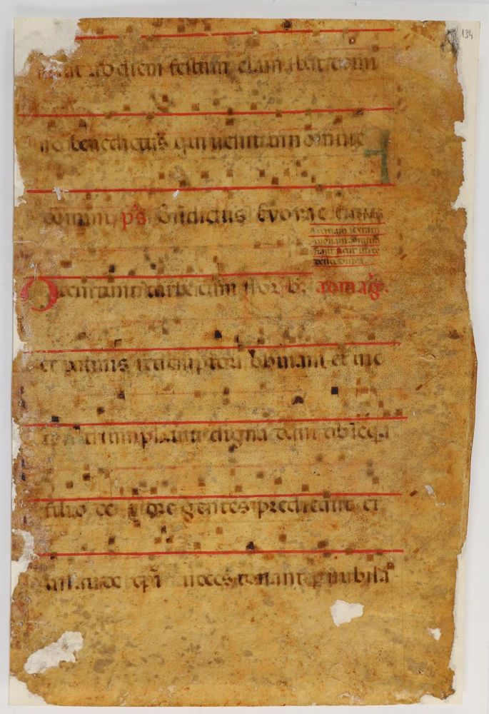 Große Abbildung Nr.2: 132-97 Einbandmakulatur.: (Handschriften)