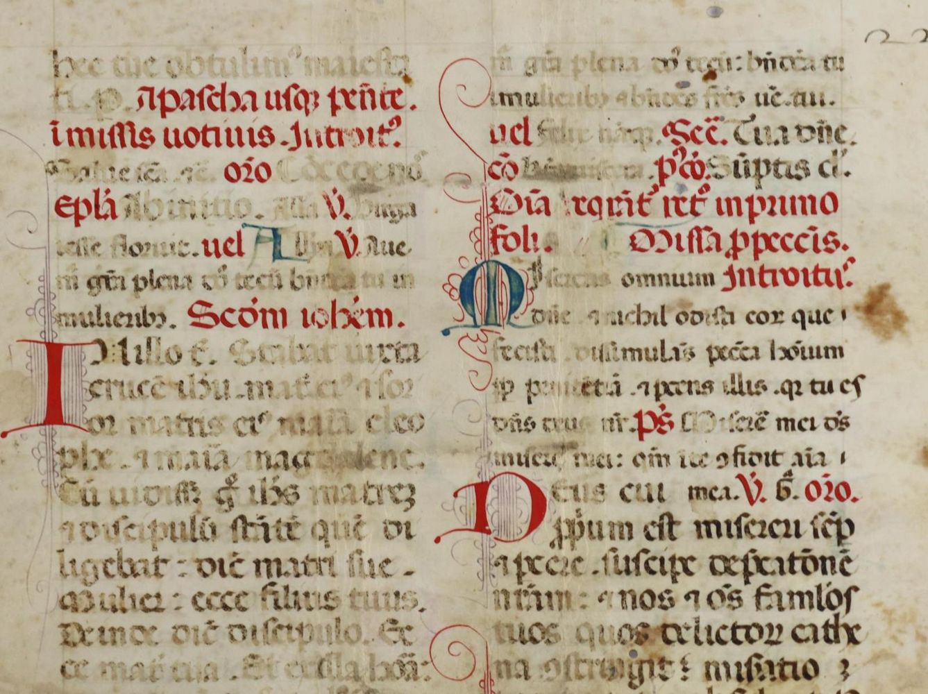 Große Abbildung Nr.21: 132-97 Einbandmakulatur.: (Handschriften)
