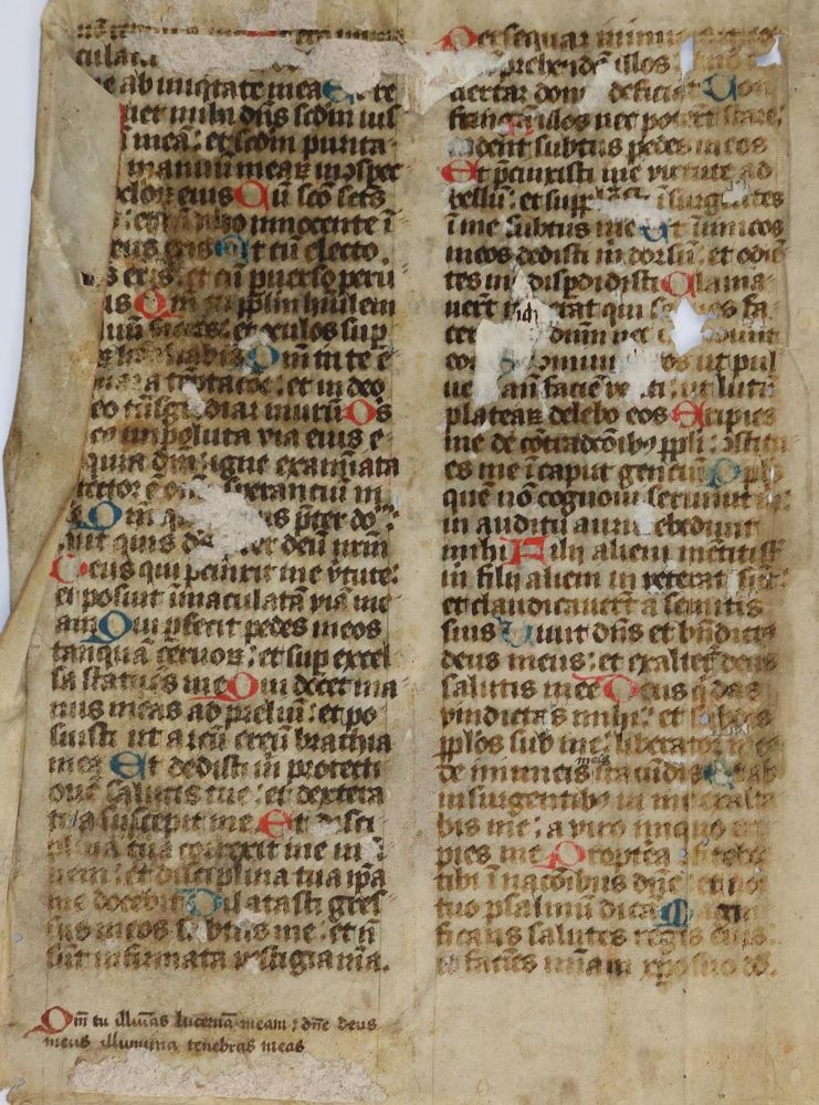 Große Abbildung Nr.24: 132-97 Einbandmakulatur.: (Handschriften)