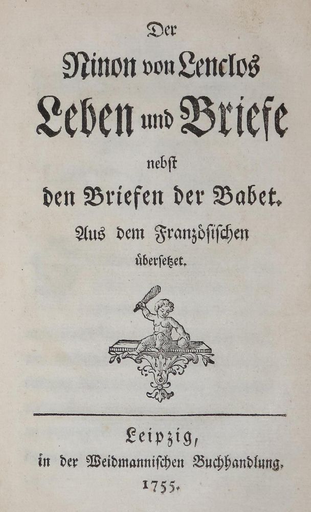 Große Abbildung Nr.2: 132-971 Lenclos,N.v.: (Literatur und illustrierte Bücher bis 19.Jahrhundert)
