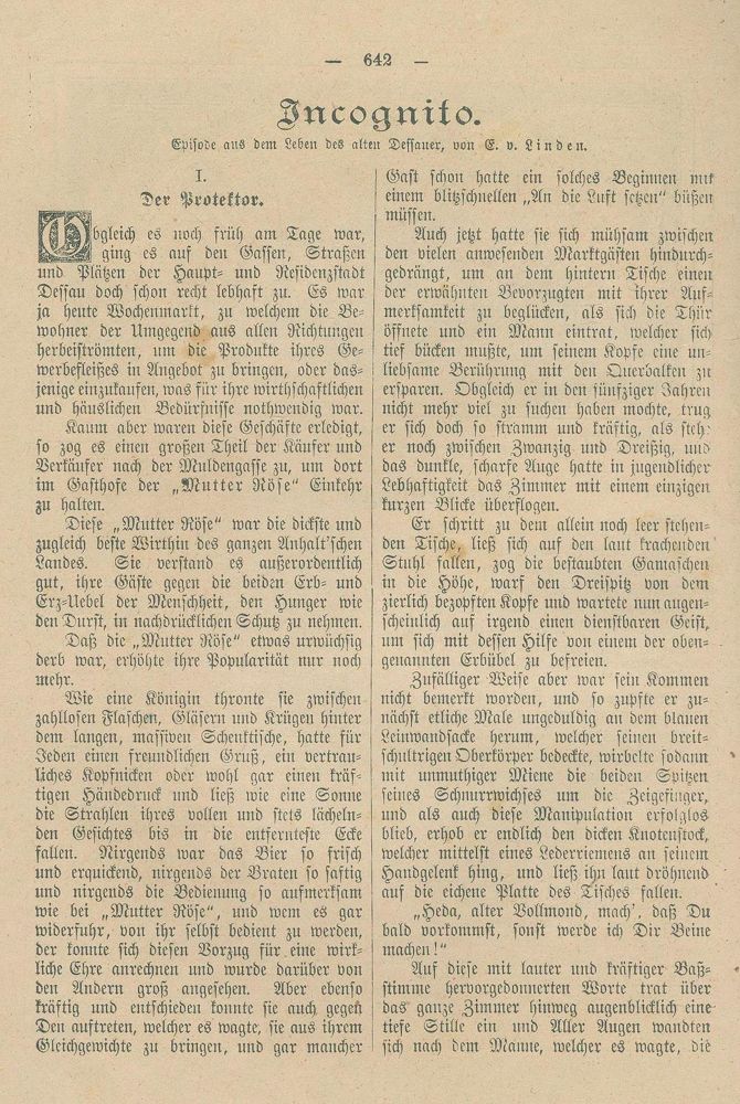 Große Abbildung Nr.1: 132-985 (May,K. Pseud.:) E.von Linden.: (Literatur und illustrierte Bücher bis 19.Jahrhundert)