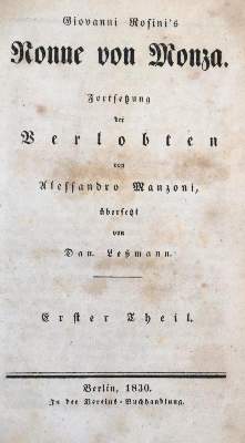 Bild Nr.1: 132-1023 Rosini,G.: (Literatur und illustrierte Bücher bis 19.Jahrhundert)