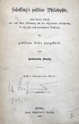 Bild Nr.1: 132-1031 Frantz,C.: (Schelling, Fuhrmann)