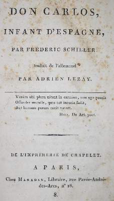 Bild Nr.1: 132-1034 Schiller,F.v.: (Literatur und illustrierte Bücher bis 19.Jahrhundert)