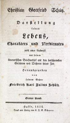 Bild Nr.1: 132-1041 Schütz,F.K.J. (Hrsg.).: (Literatur und illustrierte Bücher bis 19.Jahrhundert)