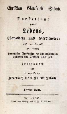 Bild Nr.2: 132-1041 Schütz,F.K.J. (Hrsg.).: (Literatur und illustrierte Bücher bis 19.Jahrhundert)