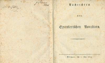 Bild Nr.3: 132-1046 Spittler.: (Literatur und illustrierte Bücher bis 19.Jahrhundert)