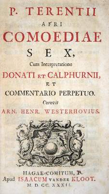 Bild Nr.1: 132-1051 Terentius,A.P.: (Literatur und illustrierte Bücher bis 19.Jahrhundert)