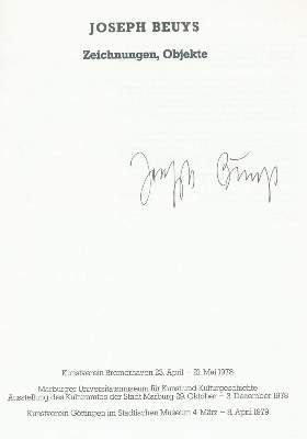 Bild Nr.1: 132-1086 Joseph Beuys.: (Beuys)