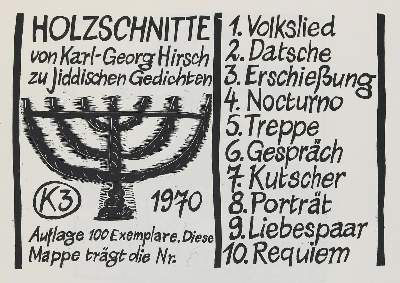 Bild Nr.1: 132-1164 Hirsch,K.G.: (Literatur und illustrierte Bücher 20.Jahrhundert - Alte Literatur in modernen Ausgaben)