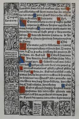 Bild Nr.3: 132-118 Niederdeutsches Stundenbuch.: (Handschriften, Stundenbuch)