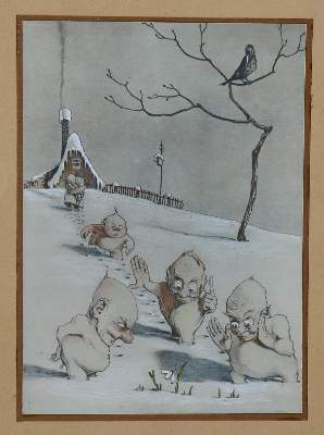 Bild Nr.1: 132-1184 Kinderbuchillustration.: (Literatur und illustrierte Bücher 20.Jahrhundert - Alte Literatur in modernen Ausgaben)