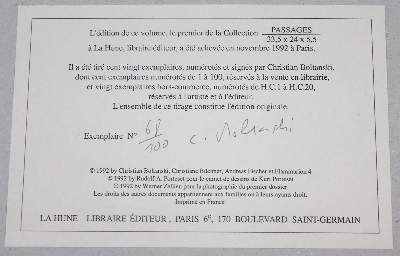 Bild Nr.2: 132-1194 Boltanski,C., Büchner,C., Fischer,A.: (Künstlerbücher)