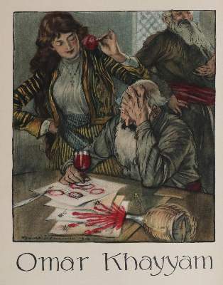 Bild Nr.1: 132-1227 Omar Khayyam.: (Literatur und illustrierte Bücher 20.Jahrhundert - Alte Literatur in modernen Ausgaben)