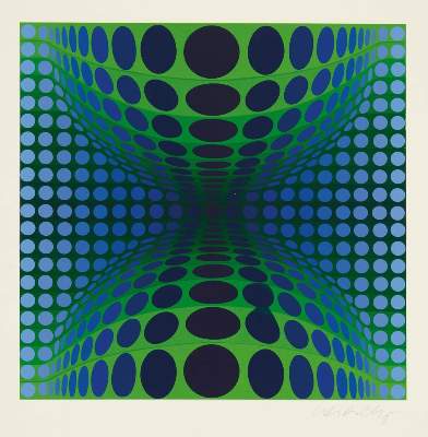 Bild Nr.21: 132-1295 Descartes,R.: (Vasarely)