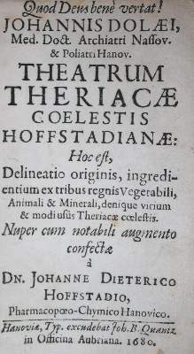Bild Nr.1: 132-1355 Dolaeus,J.: (Medizin)