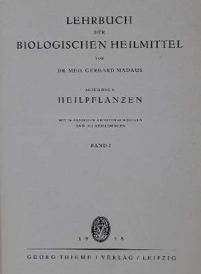 Bild Nr.2: 132-1373 Madaus,G.: (Medizin, Homöopathie)
