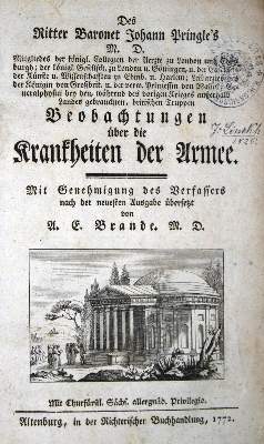 Bild Nr.1: 132-1378 Pringle,J.: (Medizin, Militaria)