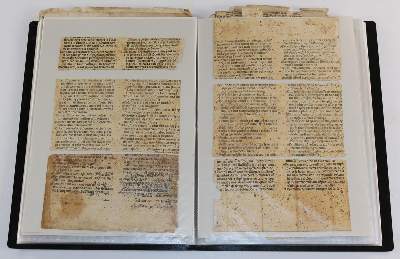 Bild Nr.4: 132-139 Einbandmakulatur.: (Inkunabeln)