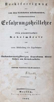 Bild Nr.1: 132-1392 Rademacher,J.G.: (Medizin)