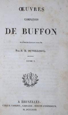 Bild Nr.1: 132-1401 Buffon,G.L.L.de.: (Zoologie)